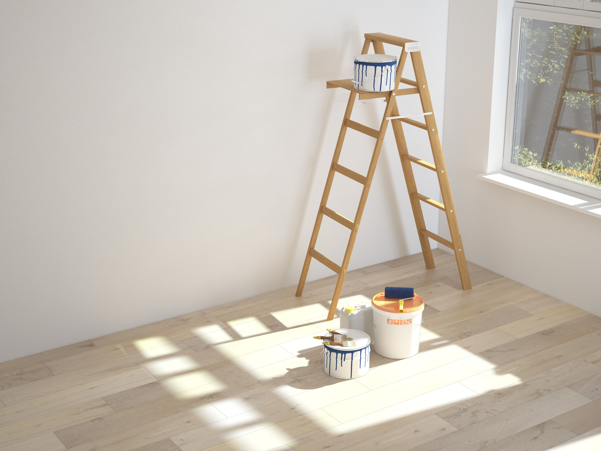 paint-and-ladder